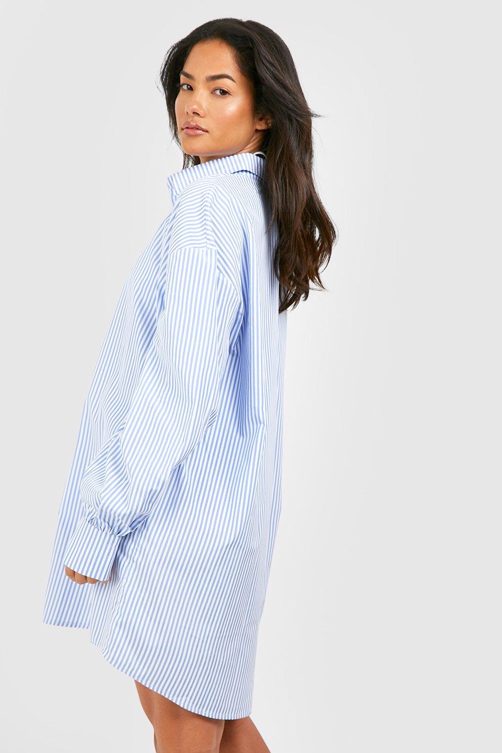 Boohoo deals pinstripe dress